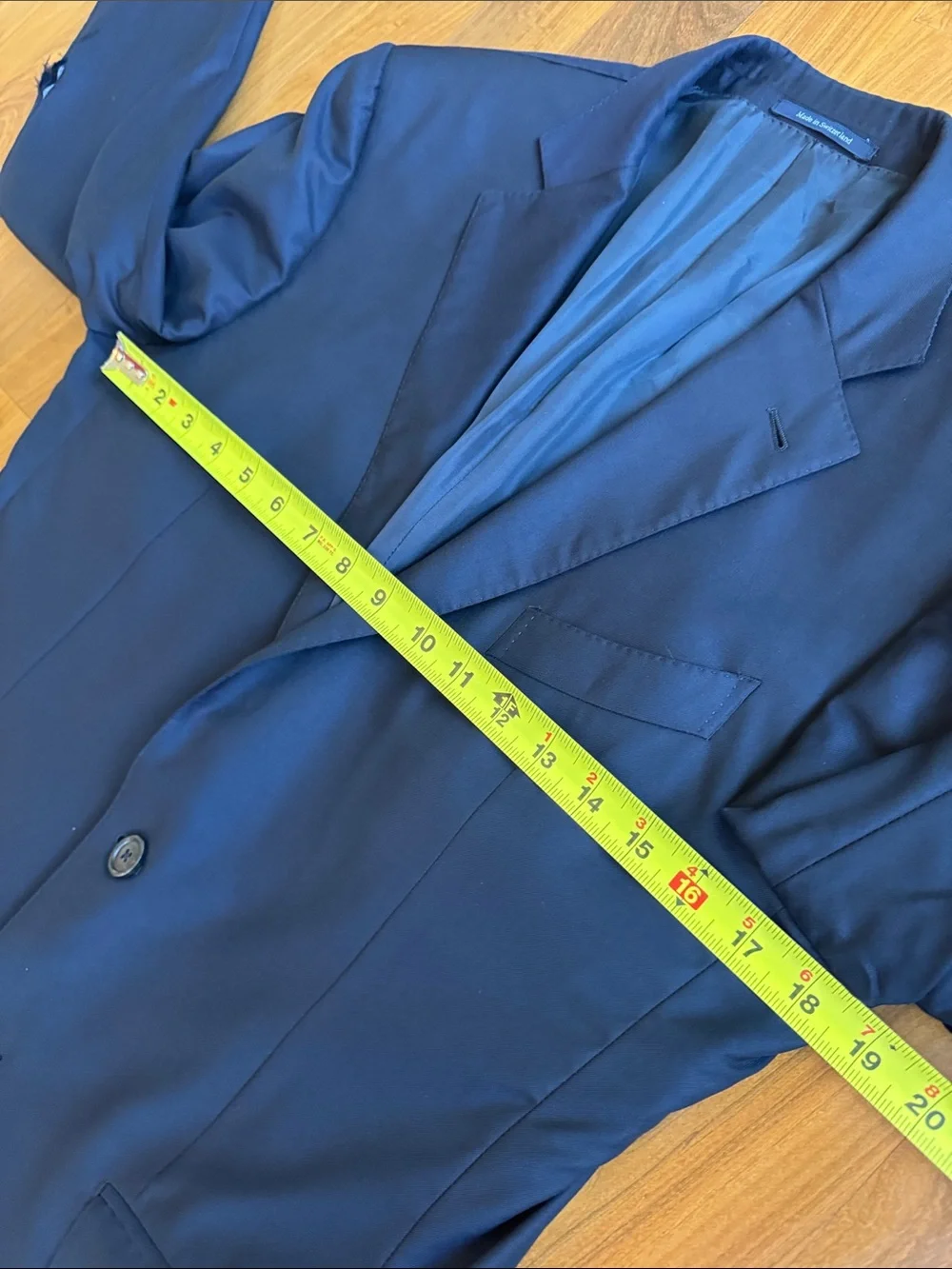Ermenegildo Zegna 14 Mil Mil 14 Navy Two-Button Single-Breasted Blazer 42L